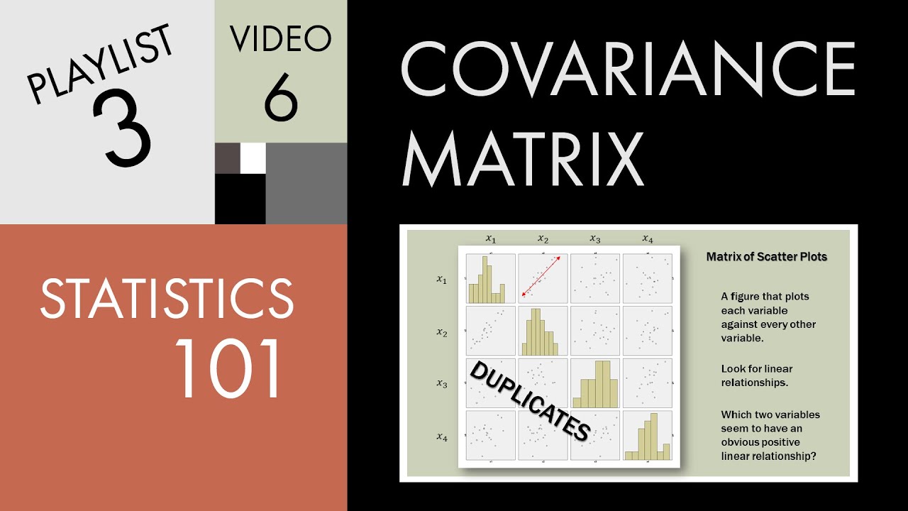 Statistics 101: The Covariance Matrix
